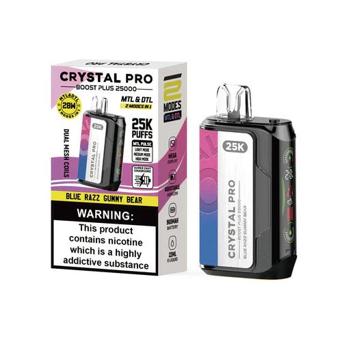 Is Crystal-Pro Boost Plus 25k Disposable Vape the Ultimate Vaping Experience?