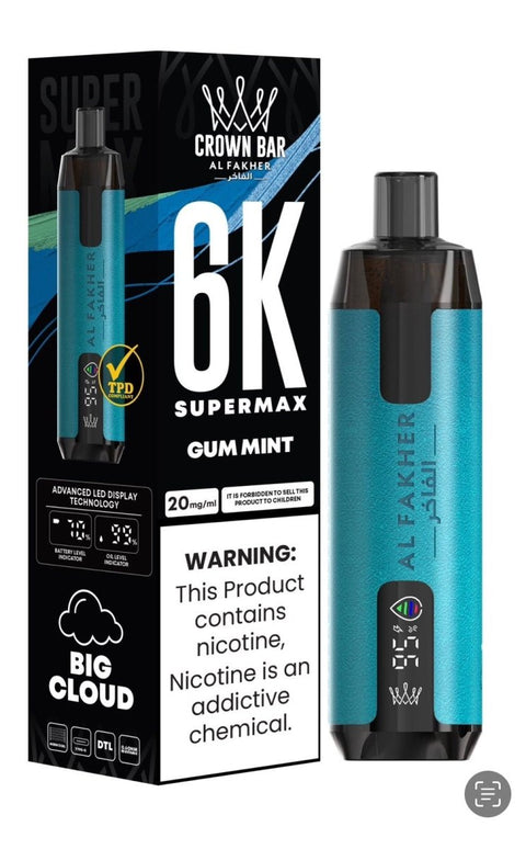 Shop Al Fakher Supermax 6000 Disposable Vape - Al Fakher Supermax 6000 Disposable Vape - Vape Blaze