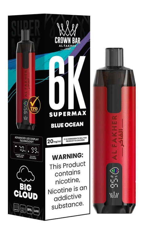 Shop Al Fakher Supermax 6000 Disposable Vape - Al Fakher Supermax 6000 Disposable Vape - Vape Blaze