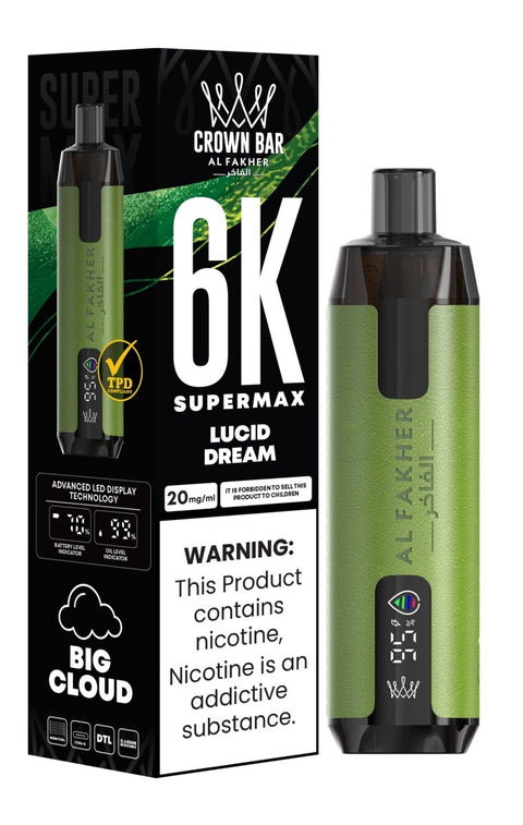 Shop Al Fakher Supermax 6000 Disposable Vape - Al Fakher Supermax 6000 Disposable Vape - Vape Blaze