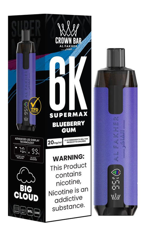 Shop Al Fakher Supermax 6000 Disposable Vape - Al Fakher Supermax 6000 Disposable Vape - Vape Blaze