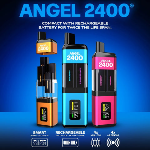 Shop Angel 2400 Puffs Disposble Vape - Angel 2400 Puffs Disposble Vape - Vape Blaze