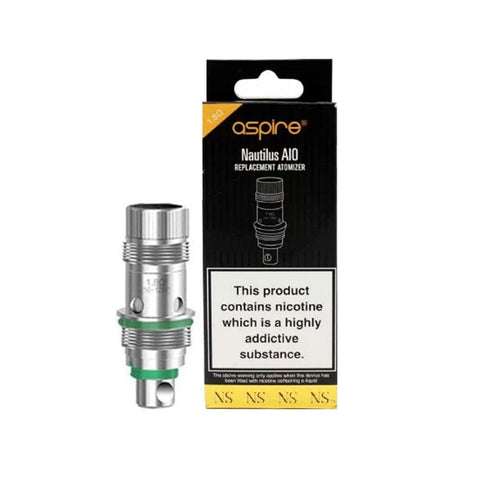 Shop Aspire Nautilus Aio - 1.8 ohm - Coils - Aspire Nautilus Aio - 1.8 ohm - Coils - Vape Blaze