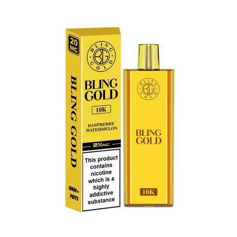 Shop Bling Gold 10000 Disposable Vape Pack of 10 - Bling Gold 10000 Disposable Vape Pack of 10 - Vape Blaze