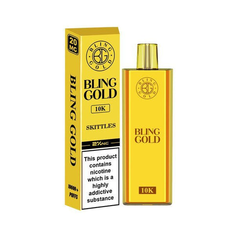 Shop Bling Gold 10000 Disposable Vape Pack of 10 - Bling Gold 10000 Disposable Vape Pack of 10 - Vape Blaze