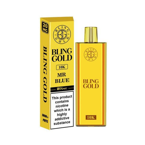 Shop Bling Gold 10000 Disposable Vape Pack of 10 - Bling Gold 10000 Disposable Vape Pack of 10 - Vape Blaze