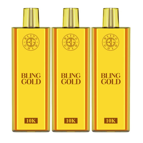 Shop Bling Gold 10000 Disposable Vape Pack of 10 - Bling Gold 10000 Disposable Vape Pack of 10 - Vape Blaze