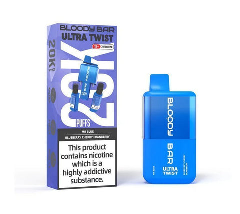 Shop Bloody Bar Ultra Twist 20000 Disposable Vape Box of 5 - Bloody Bar Ultra Twist 20000 Puffs Disposable Vape Box of 5 - #Simbavapeswholesale# - Vape Blaze