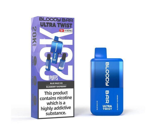 Shop Bloody Bar Ultra Twist 20000 Disposable Vape - Bloody Bar Ultra Twist 20000 Puffs Disposable Vape Box of 5 - #Simbavapeswholesale# - Vape Blaze