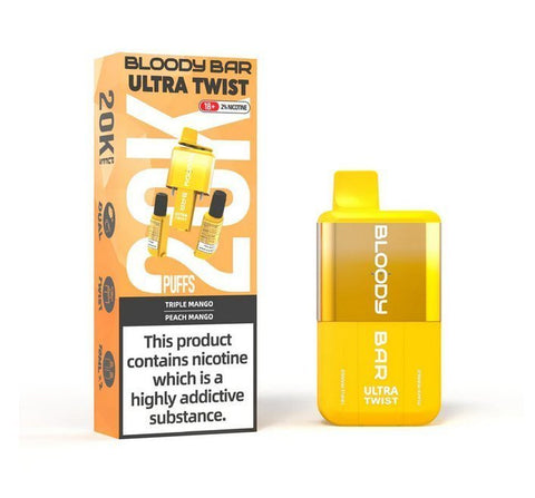 Shop Bloody Bar Ultra Twist 20000 Disposable Vape - Bloody Bar Ultra Twist 20000 Puffs Disposable Vape Box of 5 - #Simbavapeswholesale# - Vape Blaze