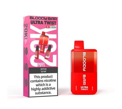 Shop Bloody Bar Ultra Twist 20000 Disposable Vape - Bloody Bar Ultra Twist 20000 Disposable Vape - Vape Blaze