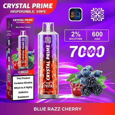 Shop Crystal Prime 7000 Disposable Vape Pack of 10 - Crystal Prime 7000 Disposable Vape Pack of 10 - Vape Blaze