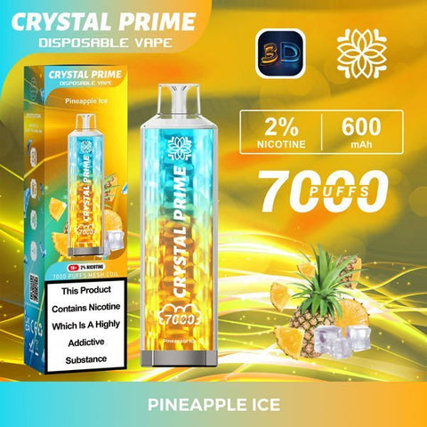 Shop Crystal Prime 7000 Disposable Vape Pack of 10 - Crystal Prime 7000 Disposable Vape Pack of 10 - Vape Blaze