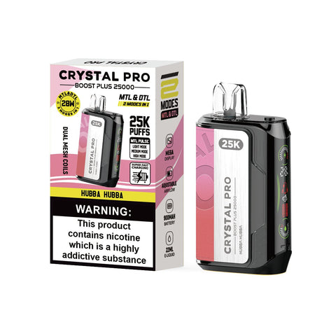 Shop Crystal Pro Boost Plus 25k Disposable Vape Pack of 5 - Crystal Pro Boost Plus 25k Disposable Vape Pack of 5 - Vape Blaze