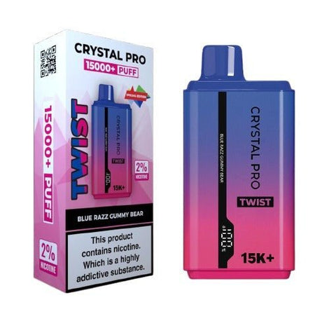 Shop Crystal Pro Twist 15000 Disposable Vape 0MG - Shop Crystal Pro Twist 15000 Disposable Vape - Crystal Pro Twist 15000 Disposable Vape - Vape Blaze - Vape Blaze