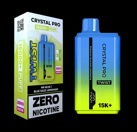 Shop Crystal Pro Twist 15000 Disposable Vape 0MG - Crystal Pro Twist 15000 Disposable Vape 0MG - Vape Blaze