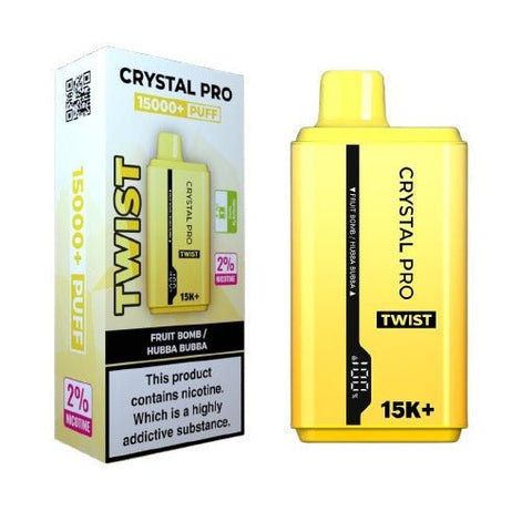 Shop Crystal Pro Twist 15000 Disposable Vape 0MG - Shop Crystal Pro Twist 15000 Disposable Vape - Crystal Pro Twist 15000 Disposable Vape - Vape Blaze - Vape Blaze