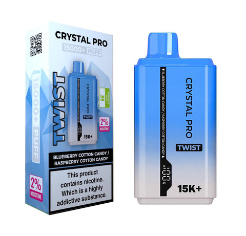 Shop Crystal Pro Twist 15000 Disposable Vape 0MG - Shop Crystal Pro Twist 15000 Disposable Vape - Crystal Pro Twist 15000 Disposable Vape - Vape Blaze - Vape Blaze