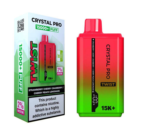 Shop Crystal Pro Twist 15000 Disposable Vape 0MG - Shop Crystal Pro Twist 15000 Disposable Vape - Crystal Pro Twist 15000 Disposable Vape - Vape Blaze - Vape Blaze