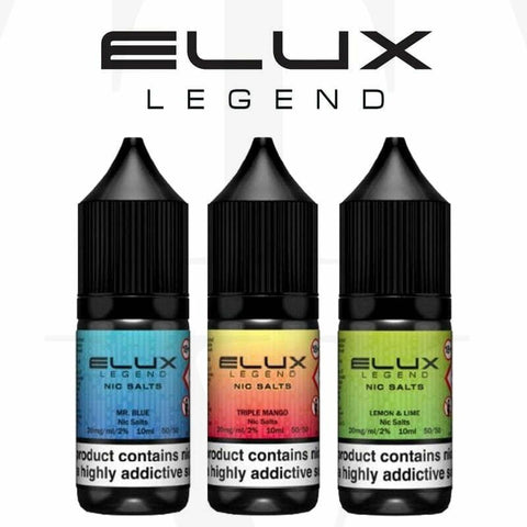 Shop Elux Legend Nic Salt 10ml Box of 10 - Elux Legend Nic Salt 10ml Box of 10 - Vape Blaze