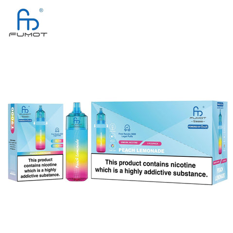 Shop Fumot T9000 Disposable Vape - Fumot T9000 Disposable Vape Box of 5 - Vape Wholesale Mcr - Vape Blaze