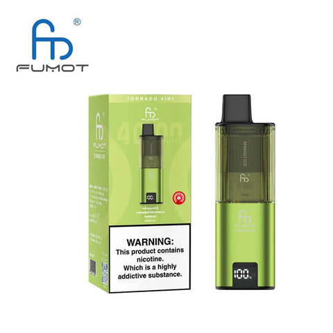 Shop Fumot Tornado 4000 Disposable 4 in 1 Vape - Fumot Tornado 4000 Disposable 4 in 1 Vape Box of 5 - Fumot Tornado 4000 Disposable 4 in 1 Vape Box of 5 - Direct Vape Wholesale - Vape Blaze