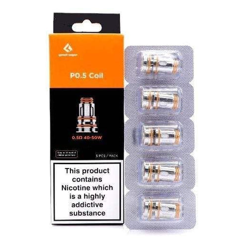 Shop Geek Vape P - Series - 0.5 ohm - Coils - 5pack - Geek Vape P - Series - 0.5 ohm - Coils - 5pack - Vape Blaze