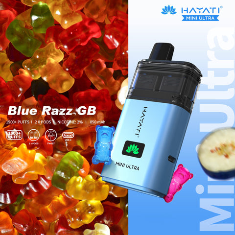 Shop Hayati Mini Ultra 1500 Disposable Vape - Hayati Mini Ultra 1500 Disposable Vape - Vape Blaze