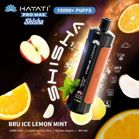 Shop Hayati Pro Max Shisha 15000 Disposable Vape - Hayati Pro Max Shisha 15000 Disposable Vape Box of 5 - VapingSupplier - Vape Blaze