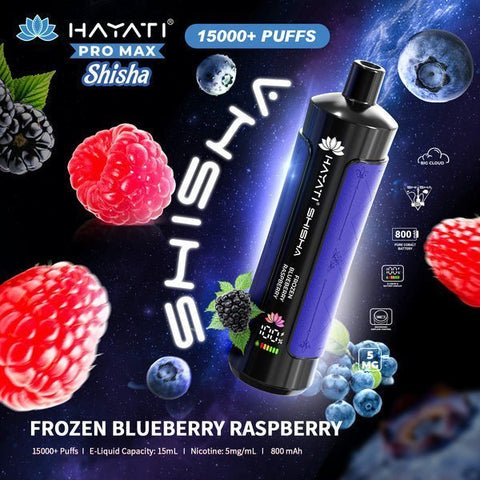 Shop Hayati Pro Max Shisha 15000 Disposable Vape - Hayati Pro Max Shisha 15000 Disposable Vape Box of 5 - VapingSupplier - Vape Blaze