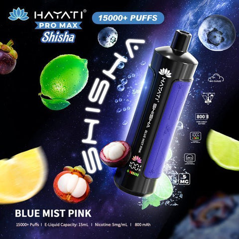 Shop Hayati Pro Max Shisha 15000 Disposable Vape - Hayati Pro Max Shisha 15000 Disposable Vape Box of 5 - VapingSupplier - Vape Blaze