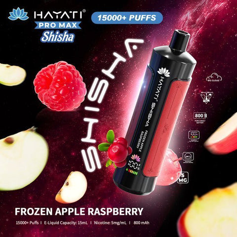 Shop Hayati Pro Max Shisha 15000 Disposable Vape - Hayati Pro Max Shisha 15000 Disposable Vape Box of 5 - VapingSupplier - Vape Blaze