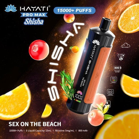 Shop Hayati Pro Max Shisha 15000 Disposable Vape - Hayati Pro Max Shisha 15000 Disposable Vape Box of 5 - VapingSupplier - Vape Blaze