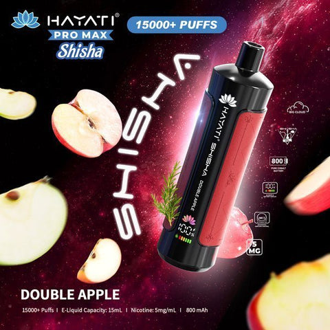 Shop Hayati Pro Max Shisha 15000 Disposable Vape - Hayati Pro Max Shisha 15000 Disposable Vape Box of 5 - VapingSupplier - Vape Blaze