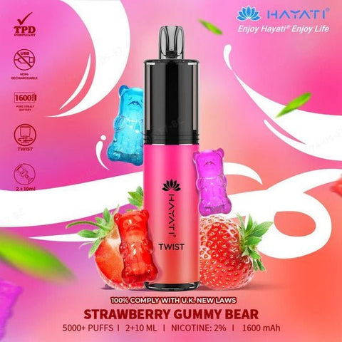 Shop Hayati Twist 5000 Disposable Vape - Hayati Twist 5000 Disposable Vape - Vape Blaze