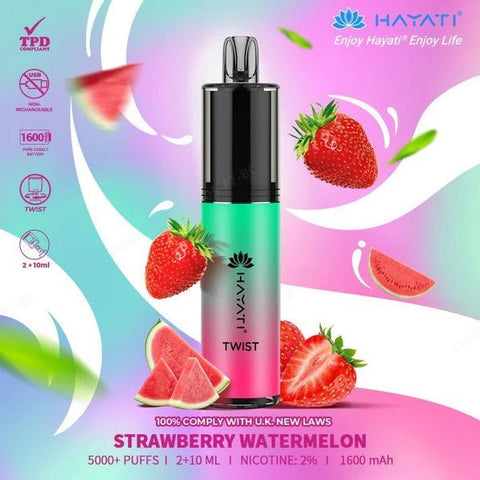 Shop Hayati Twist 5000 Disposable Vape - Hayati Twist 5000 Disposable Vape - Vape Blaze