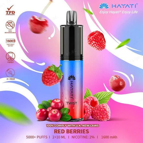 Shop Hayati Twist 5000 Disposable Vape - Hayati Twist 5000 Disposable Vape - Vape Blaze