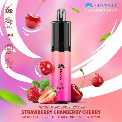 Shop Hayati Twist 5000 Disposable Vape - Hayati Twist 5000 Disposable Vape - Vape Blaze