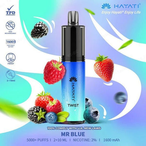 Shop Hayati Twist 5000 Disposable Vape - Hayati Twist 5000 Disposable Vape - Vape Blaze