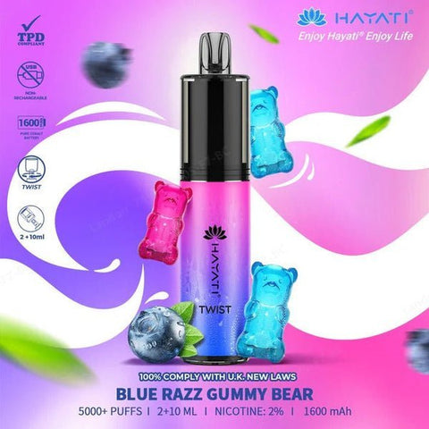 Shop Hayati Twist 5000 Disposable Vape - Hayati Twist 5000 Disposable Vape - Vape Blaze