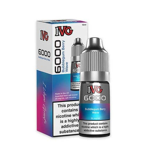 Shop IVG 6000 Nic Salt 10ml E - liquids Box of 10 - IVG 6000 Nic Salt 10ml E - liquids Box of 10 - Vape Blaze