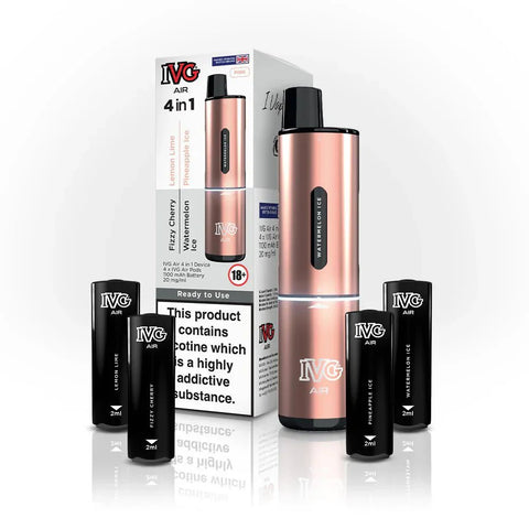 Shop IVG AIR 4 in 1 Disposable Vape | Rechargeable - IVG AIR 4 in 1 Disposable Vape | Rechargeable - Vape Blaze