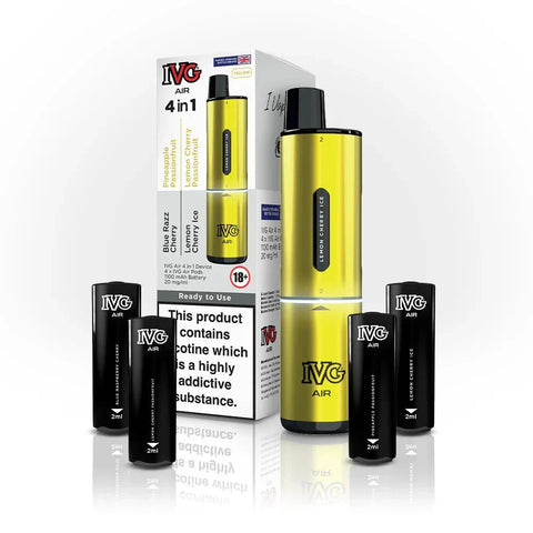 Shop IVG AIR 4 in 1 Disposable Vape | Rechargeable - IVG AIR 4 in 1 Disposable Vape | Rechargeable - Vape Blaze