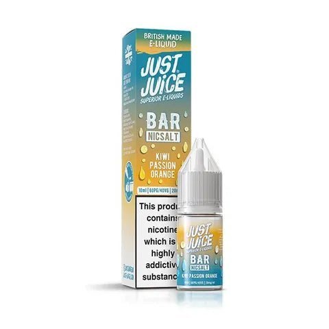 Shop Just Juice Bar Nic Salt 10ml E - Liquid Box of 10 - Just Juice Bar Nic Salt 10ml E - Liquid Box of 10 - Vape Blaze