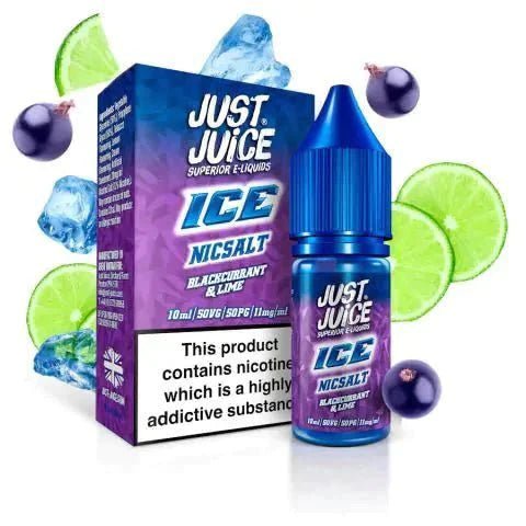 Shop Just Juice Ice Range Nic Salt Box of 5 - Just Juice Ice Range Nic Salt Box of 5 - Vape Blaze