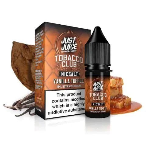 Shop Just Juice Tobacco Club Nic Salt Box of 5 - Just Juice Tobacco Club Nic Salt Box of 5 - Vape Blaze