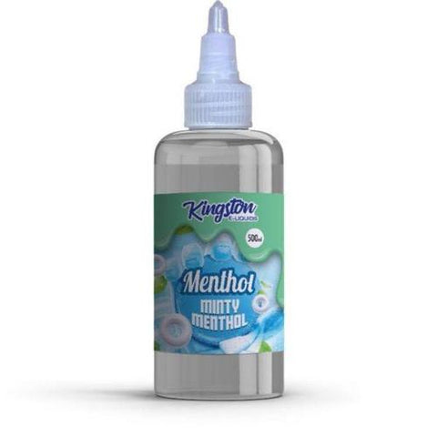 Shop Kingston E - liquids Menthol 500ml Shortfill - Kingston E - liquids Menthol 500ml Shortfill - Vape Blaze