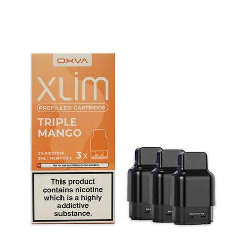 Shop Oxva Xlim Prefilled E - liquid Pods Cartridges - Pack of 3 - Oxva Xlim Prefilled E - liquid Pods Cartridges - Pack of 3 - Vape Blaze