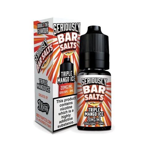 Shop Seriously Bar Salt 10ml E - liquids Nic Salts - Box of 10 - Seriously Bar Salt 10ml E - liquids Nic Salts - Box of 10 - Vape Blaze