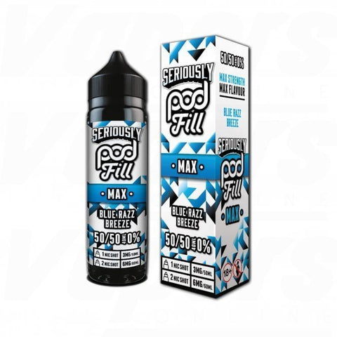 Shop Seriously Pod Fill Max 50ml E - Liquid - Seriously Pod Fill Max 50ml E - Liquid - Vape Blaze